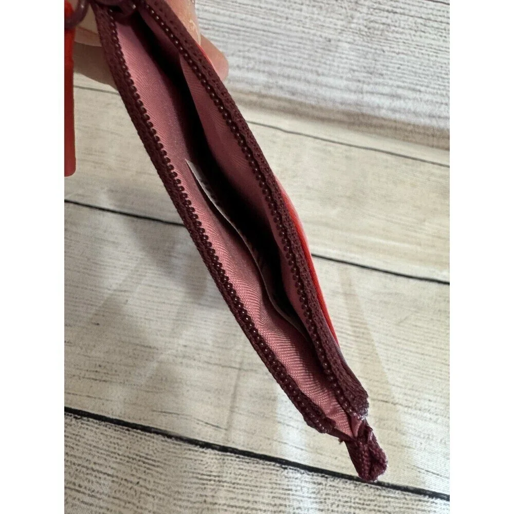 Lululemon True Identity Card Case Wine Berry / Hot Heat / Pink Tide NWT